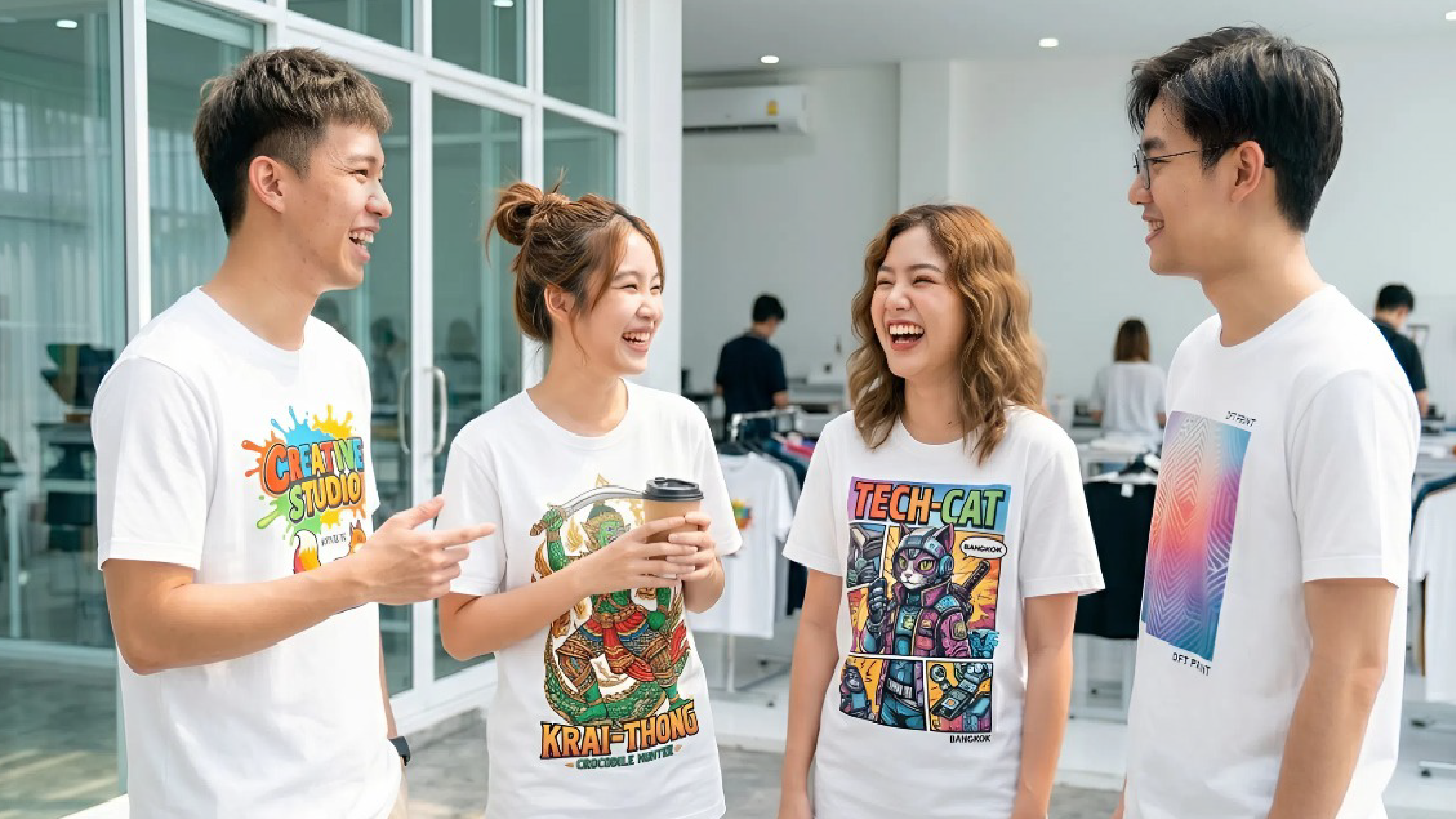 เปรียบเทียบงานสกรีน Silk Screen vs DTG vs DFT แบบไหนที่ใช่สำหรับแบรนด์คุณ